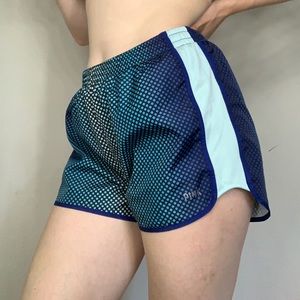 Aqua running shorts